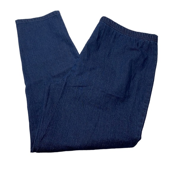 Real Size Denim - Real Size NWOT Pull On Dark Wash Jeans 16 18